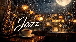 Soft Jazz & Rain Sounds for Deep Sleep | Insomnia Relief (40 Min)