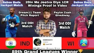 IND vs WI fantasy Prediction Live | IND vs WI 3rd ODI match