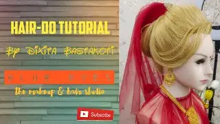 hair tutorial | nepali bridal hair tutorial | nepali cultural bridal hair style | bridal hair design