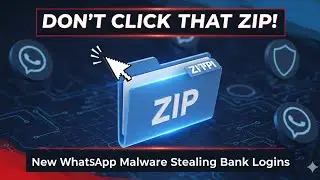 Don&rsquo;t Click That ZIP! New WhatsApp Malware Stealing Bank Logins