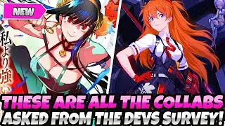 THESE ARE THE COLLABS FROM THE DEVS SURVEY THAT ARE MORE LIKELY TO DROP! (Nikke: Goddess of Victory)