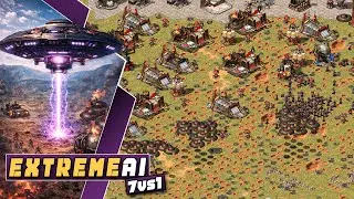 Юрий против США сходит с ума | Red Alert 2 | 1 против 7 экстремального ИИ