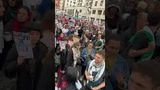 In londan protest/ free palestine. Stop israel's war crime in Gaza #Gaza#war#trndingshort