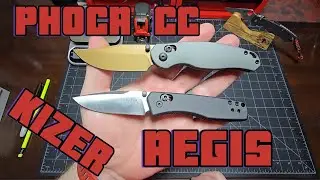@kizer_edc Phoca CC и Aegis - 2 отличных складных ножа Kizer для повседневного использования!!