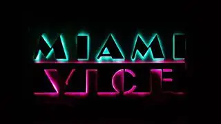Miami Vice LED sign