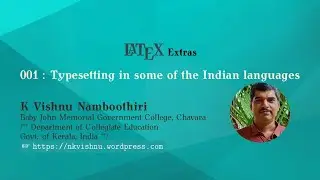 LaTeX - Typesetting in Indian languages