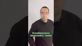 Przedawnienie karalności czynu #prawniczeespresso