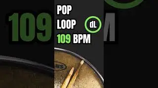 Pop Drum Groove Loop 109 BPM #drums #drumsloop