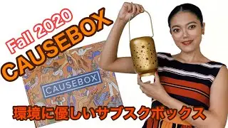 【開封】サブスク【CAUSEBOX】2020 Fall Box 海外 コスメ  サステイナブル