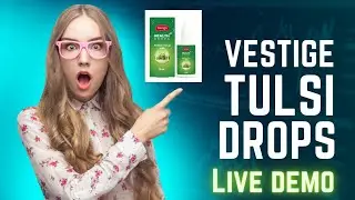 Vestige Tulsi Drop Live demo || Vestige || Tulsi || Bharti Gouda