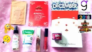 Glamego december box 2018 /unboxing & review /product worth 4500 rs @ 399/❤❤