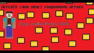 ПЕРЕВЕЛИ 5000 МОНЕТ РАНДОМНОМУ ИГРОКУ | MrYellow И dgkhje_1 МАЙНКРАФТ ЧЕЛЕНДЖ