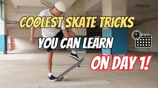 The Best Skate Tricks To Learn In 1 day! INTERMEDIATE