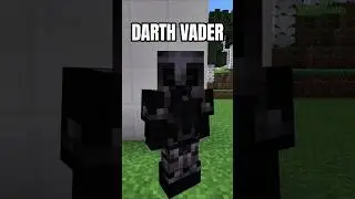 Minecraft: Darth Vader Armor Trim #starwars #minecraft