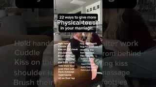 give more physical touch in your marriage, here is how! (ultimate intimacy podcast and apps)