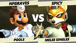 GOML X - NFGraves (Dr. Mario) Vs. Spicy (Fox) Smash Melee - SSBM