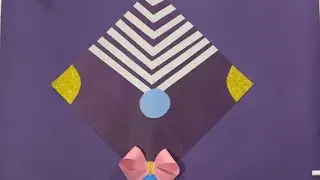 Easy Paper kite Craft Wall Hanging |Creative cultural board idea |School decor |diy🪁 kite with paper