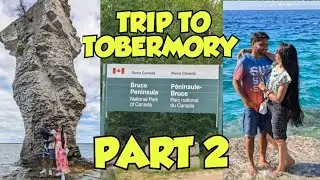 Exploring Tobermory Part 2: Flowerpot Island,  & Blue Heron Adventure in Ontario, Canada