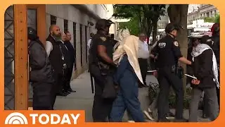 Pro-Palestinian protesters arrested at Columbia University