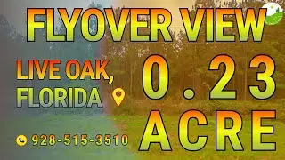Fly Over - 0.23  acre land for sale in Live Oak, Florida [04-01S-12E-09474-130310]