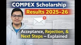 #14 | COMPEX Scholarship Result 2025&ndash;26 🔔 Embassy Mail Samples | Result Update | Next Steps | PAOL