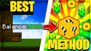 *NEW* HOW TO GET RICH ON MINECRAFT SKYBLOCK FAST! (FadeCloud Skyblock)