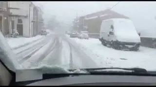 Nuova nevicata ad Ariano coglie tutti impreparati. Per fortuna scuole chiuse