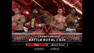 WWE SmackDown vs Raw 2007 - John Cena vs Mick Foley vs Bobby Lashley vs Randy Orton vs Booker T