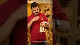 Discover the divine resonance of our authentic Brass Bells, handcrafted to perfection by artisans at