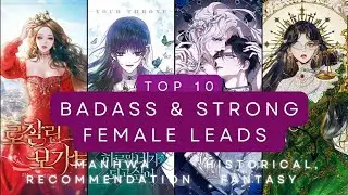Top 10 Manhwa with Badass/Strong Female Leads||@webtoonofficial l||