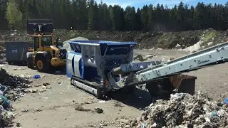 #LETSSHREDIT Lindner Urraco 75DK shreds C&D in Nybro SWEDEN