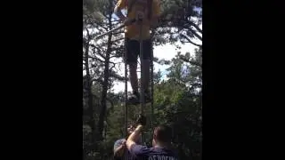 The Wrong Way to put up a tower