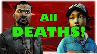 The Walking Dead ALL Character Deaths | Telltale's The Walking Dead, Season 1