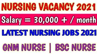 Staff nurse vacancy 2021 | permanent staff nurse job | latest staff nurse recruitment 2021 |
