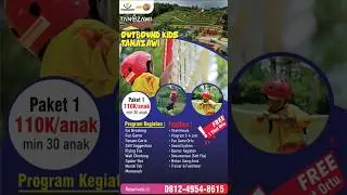 🔴 Harga Outbound Kids Jatiwangi Tanazawi Taman Rimba Sendang Asmoro Wisata Pelang Terbaru 2023