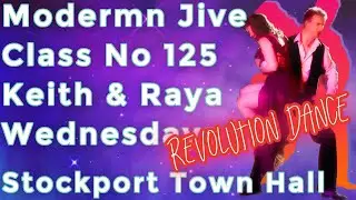 Modern Jive Intermediate Class No 125 Teachers Keith & Raya Revolution Dance all within a minute