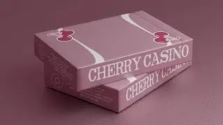 CHERRY CASINO PLAYING CARDS (FLAMINGO QUARTZ PINK)