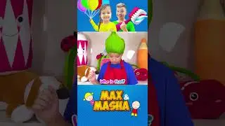 Hair Salon Song | Washing and Cutting Hair | Max and Masha songs for kids #shorts #kidssongs