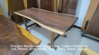 Factory Handmade Live Edge Suar Wood Slab Solid Wood Table Top Desktops Wooden Coffee Tables