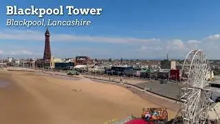 Blackpool - May 2025 #holiday #travel #drone #beach #lancashire #coast #landmark #donkey