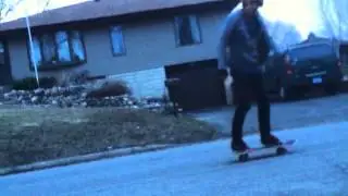 360 double tre flip on flat