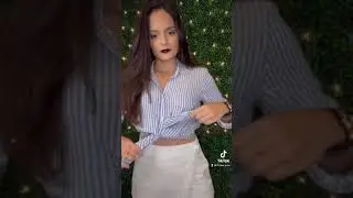 How to tie the perfect knot on your shirt! Follow for more!