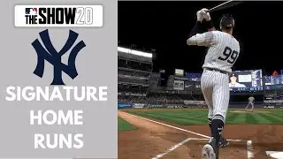 MLB The Show 20 - New York Yankees Signature HR Celebrations & Bat Flips