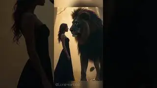 Shadows Embrace 🖤🦁🖤🦁✨ #lion #wildlions #animals #ai #shortsviral