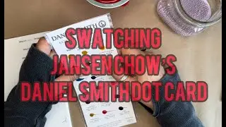 Swatching Jansen Chow's Daniel Smith Dot card