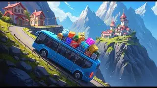 ETS2 Dangerous Hill Road Bus Drive - Extreme Overtakes POV 1.55