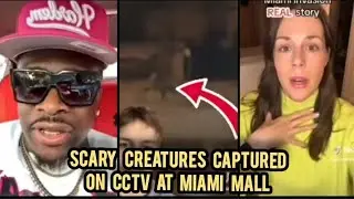 BLACK AND WHITE  AMERICANS REACT TO EYE WITNESSED STRANGE CREATURES CAPTURED AT MIAMI MALL 