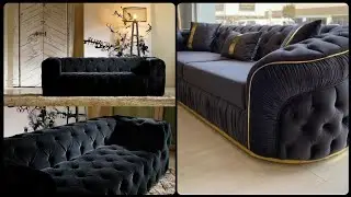 Modern Luxury Velvet Sofa Designs 2022 | Stylish & Elegant Leather Velvet Poshiesh Sofa Set