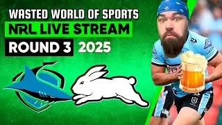 Sharks vs Rabbitohs | NRL Live Stream | Round 3 - 2025