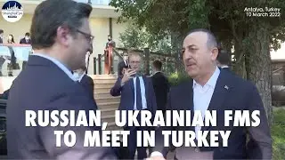 Ukrainian FM meets Turkish counterpart ahead of three-way talks with Russia's Lavrov